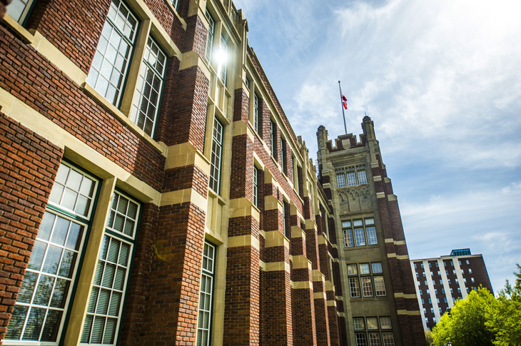 Heritage Hall during a summer day
